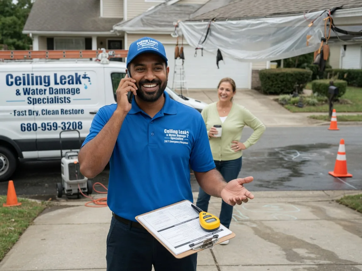 Ceiling Leak Cleanup Woodlyn, PA FAQs